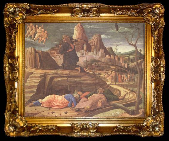 framed  Andrea Mantegna The Agony in the Garden (nn03), ta009-2